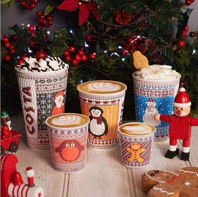 costacoffeechristmascoffeecups Westend Shopping