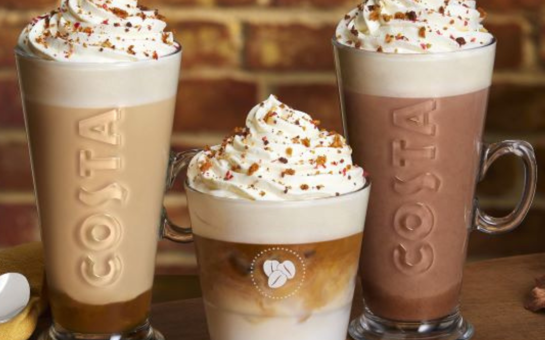 COSTA COFFEE UNVEILS ITS NEW AUTUMN MENU